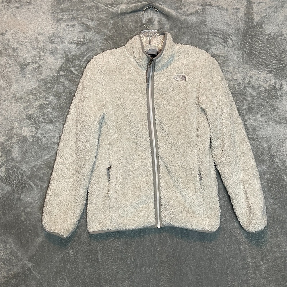 The North Face Girls‎ Size Large Cozy Osito Full Zip Sherpa Fuzzy Fleece Jacket